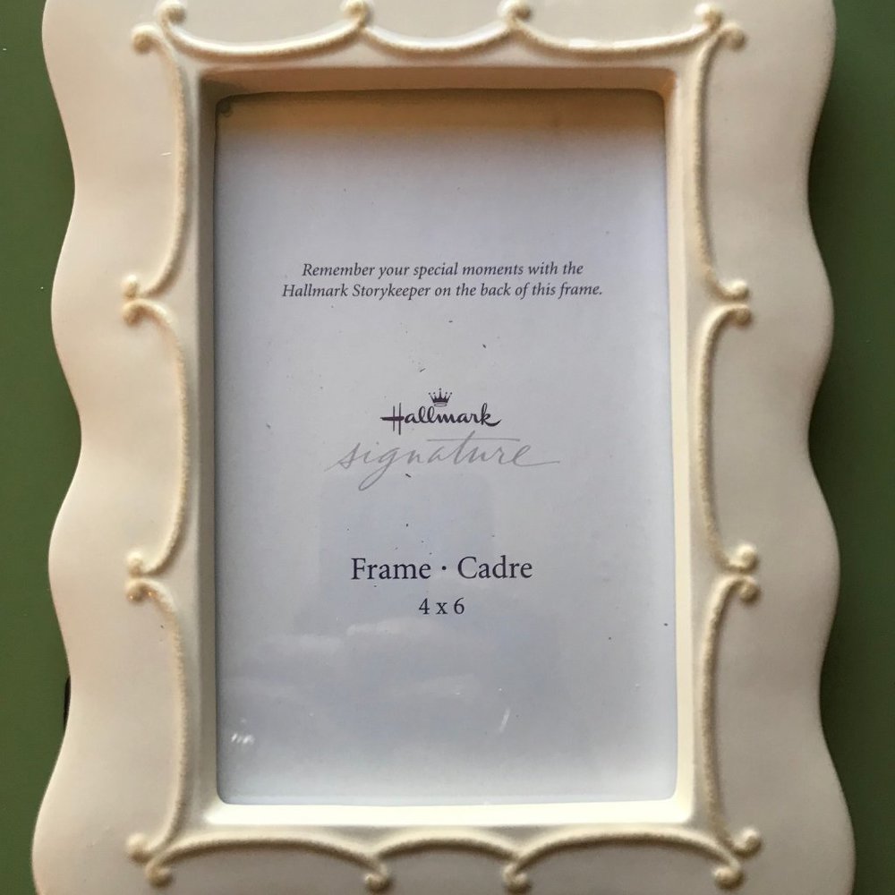 Hallmark “Signature” Tabletop Ceramic Frame